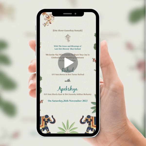 Classic Hindu Invitation Video Templates 🎬 | Choose from our classic Hindu invitation video templates. Add a touch of elegance to your special day!