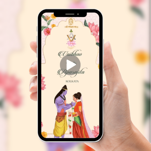 Divine Hindu Wedding Invites 🕉️ | Create magical digital video invitations for Hindu weddings with our exquisite collection. Bring joy and elegance to your special day!