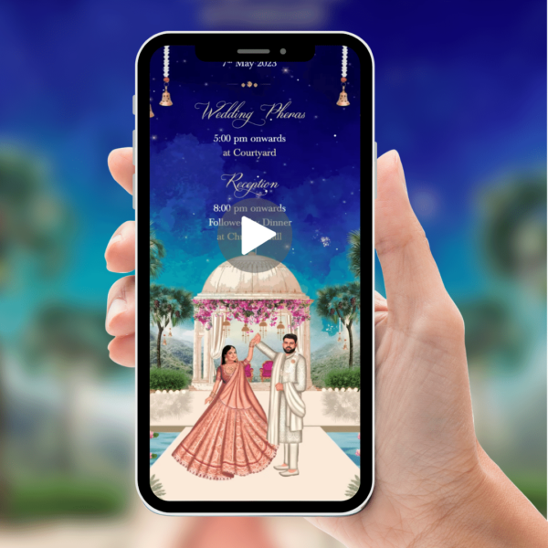 Divine Marriage Invitation Video Maker 💌 | Create divine marriage invitation videos that capture the essence of your love story. Share your joy with the world!