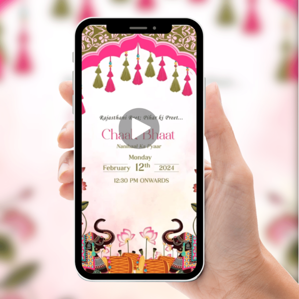 Elegant Hindu Invitation Video Editor 🖋️ | Edit your Hindu invitation videos with elegance and grace. Customize every detail to perfection!