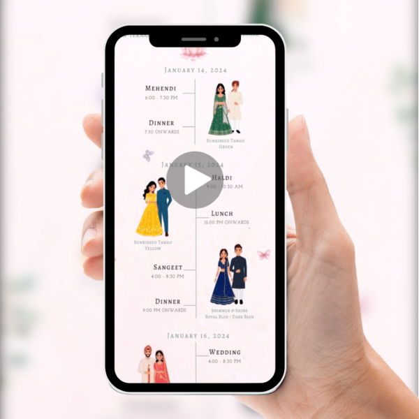 Elegant Hindu Invitation Videos 🎥 | Capture the essence of tradition and elegance with our stunning Hindu wedding invitation videos. Make your special day memorable!